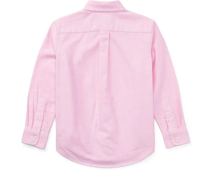 Хлопковая оксфордская рубашка Polo Ralph Lauren для маленьких детей
