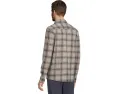 Johnston & Murphy вязаная рубашка Brushed Button-Front с закругленными карманами