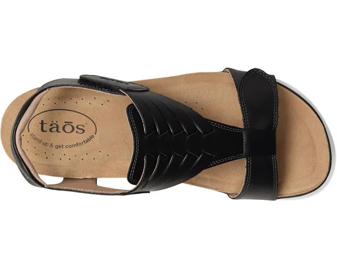 Сандалии Taos Wonderful с пробковой стелькой и переплетенным ремешком из итальянской кожи