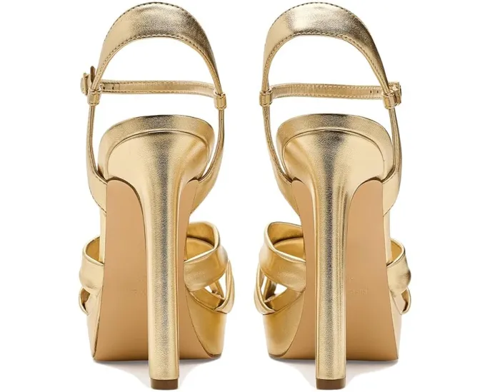 Вечерние сандалии Nine West Windee на высоком тонком каблуке с узлом и регулируемой лямкой