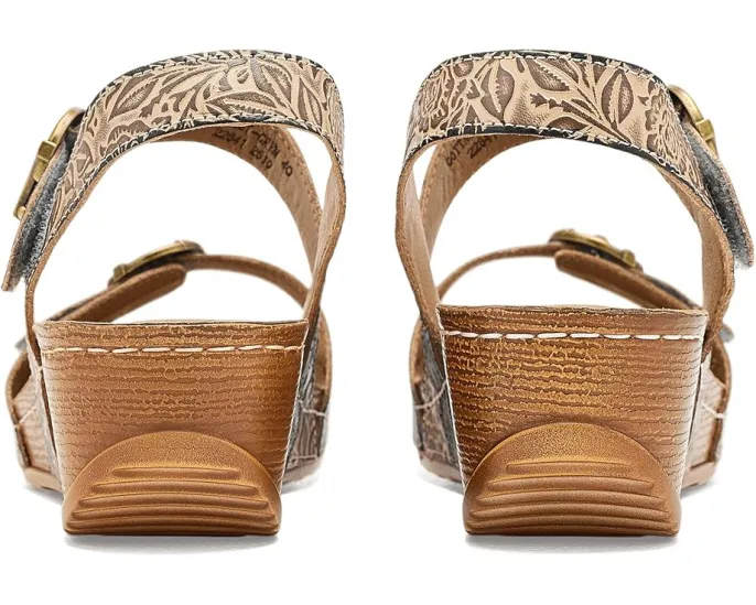 L'Artiste by Spring Step Сандалии Gottaget на платформе с ручной росписью