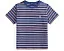 Футболка Polo Ralph Lauren из полосатого хлопкового джерси для малышей и детей