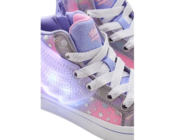 Кроссовки Skechers Twi-lites 2.0 Dreamy Wings высокие для детей с подсветкой