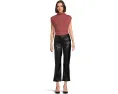 Джинсы Joe's Jeans The Lyra Slim Ankle из веганской кожи