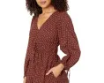 Madewell платье миди Arianne с принтом и длинным рукавом