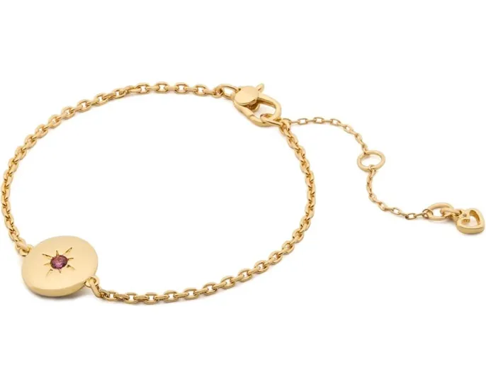 Розовый браслет Creativity из коллекции Color Spark с медальоном от Kate Spade New York