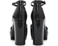 Лодочки Nine West Keela с блочным каблуком глянцевые лакированные черные