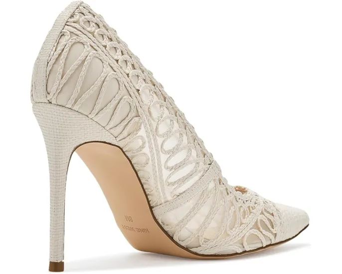 Туфли-лодочки Frista от Nine West на высокой шпильке с плетеными деталями