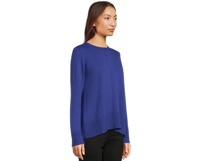 Свитер EILEEN FISHER из мериносовой шерсти с круглым вырезом