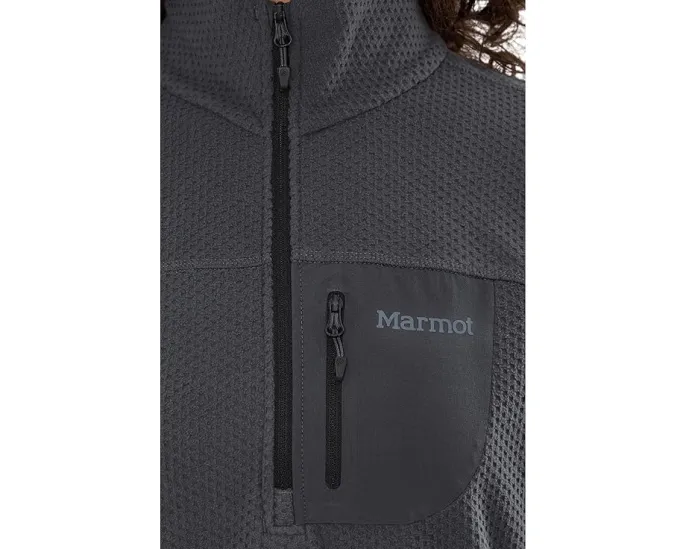 Толстовка Marmot AirFleece 1/2 Zip с нагрудным карманом и перепонками для большого пальца