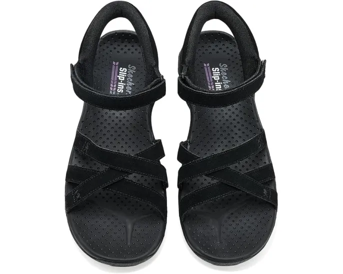 SKECHERS сандалии Reggae Natural Poise Hands Free с перекрестными ремешками