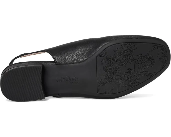 Балетки LifeStride Claire Slingback с квадратным носком и стелькой с амортизацией