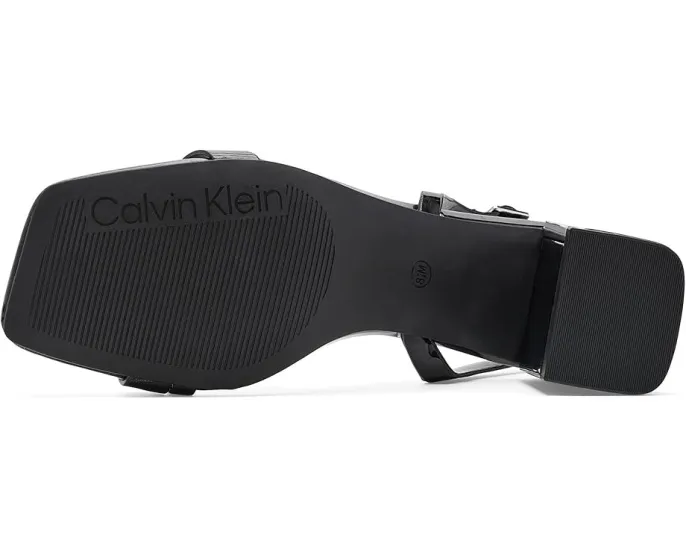 Босоножки Calvin Klein Kelsie на квадратном каблуке с пряжкой