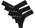 Набор из 3 стрингов Hanky Panky с низкой посадкой и широкой резинкой