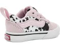 Детские кеды Vans Knu Skool Elastic Lace с коровьим принтом