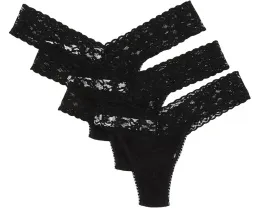 Набор из 3 стрингов Hanky Panky с низкой посадкой и широкой резинкой
