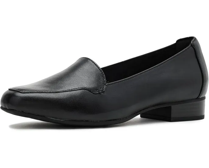 Лоферы Clarks Krystine Lily из гладкой кожи с квадратным носком и стелькой Contour Cushion