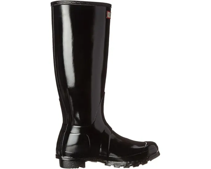 Высокие глянцевые резиновые сапоги Hunter Original Tall Gloss