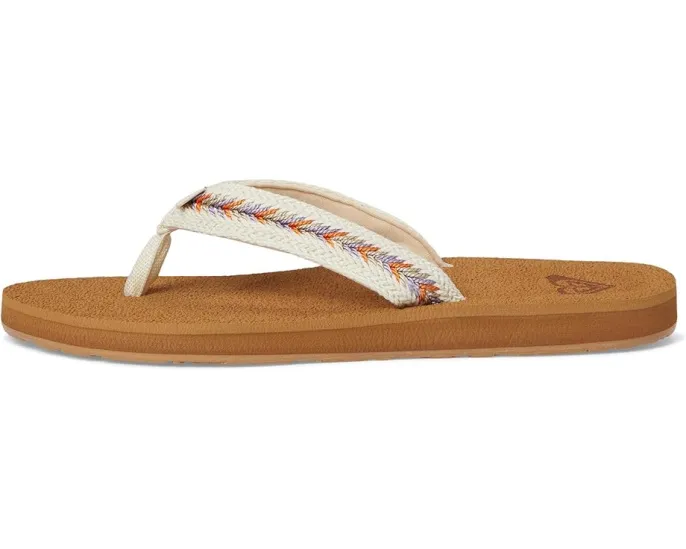Шлепанцы Roxy Porto Iv с мягкими хлопковыми ремешками