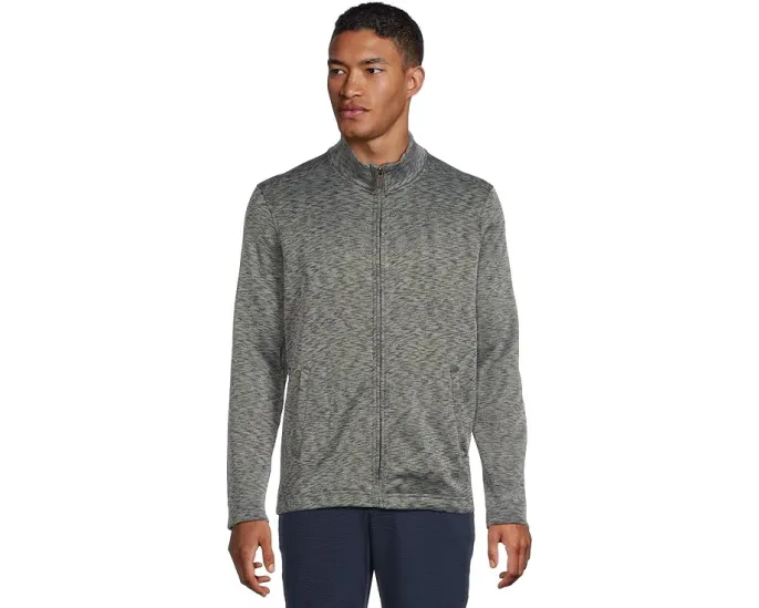 Куртка Johnston & Murphy Space Dye Full Zip на молнии с воротником стойкой