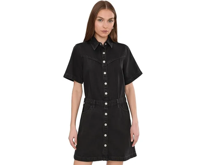 Джинсовое платье Levi's Premium с кнопками и карманами в стиле вестерн