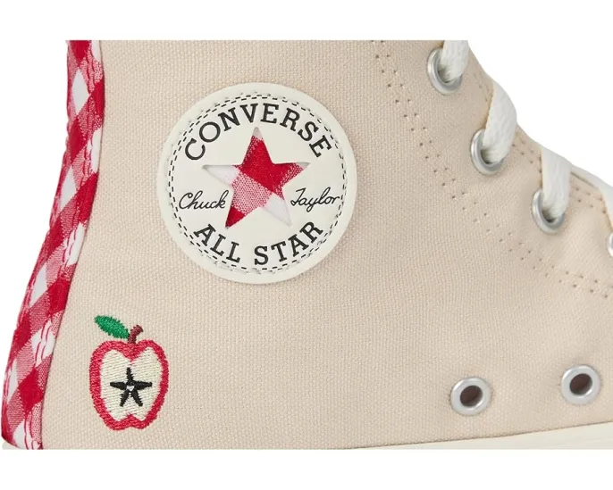 Детские кроссовки Converse Kids Chuck Taylor All Star с клетчатыми акцентами