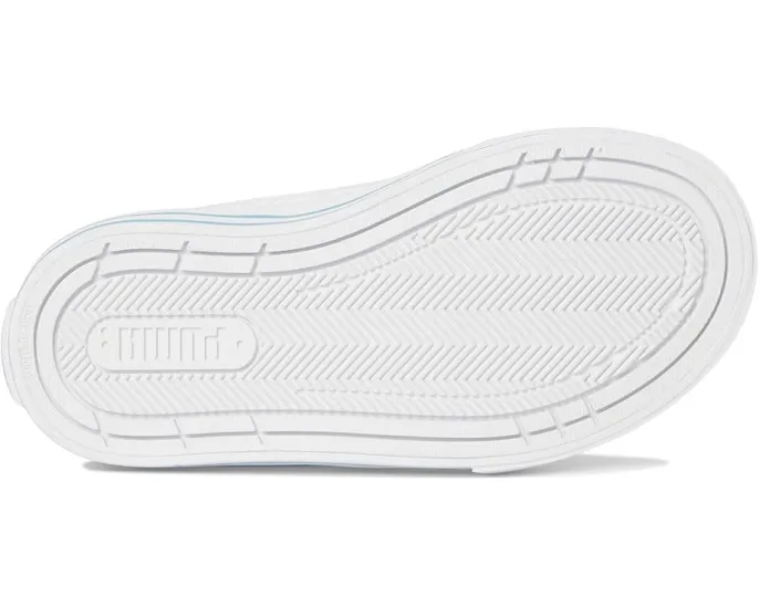 Кроссовки PUMA Kids Court Classic Vulc на липучках с подошвой из каучука