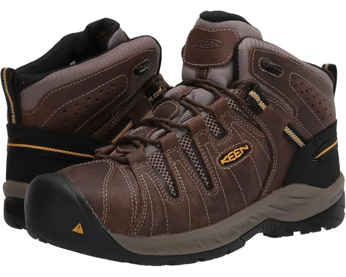 Рабочие ботинки KEEN Utility Flint II Mid со стальным мысом