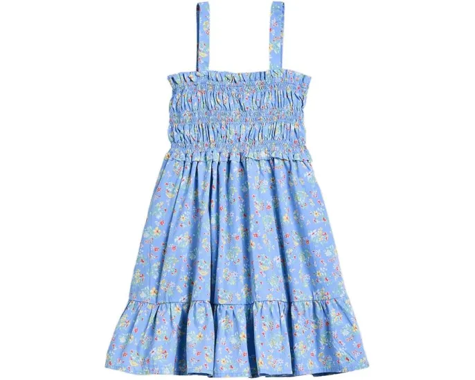 Детское платье с мелким цветочным принтом и присборенным лифом Janie and Jack