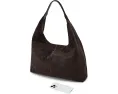 Большая сумка Madewell Suede LG Slouchy Shoulder Tote из замши с карманом на молнии