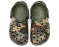 Кроксы Crocs Kids Classic Camo с камуфляжным принтом и регулируемым ремешком