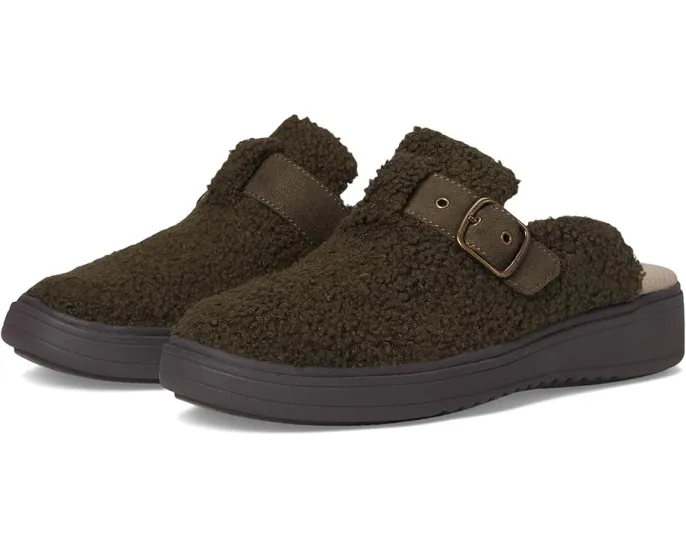 Уютные мюли LifeStride Vibe с искусственным мехом и технологией Air Step