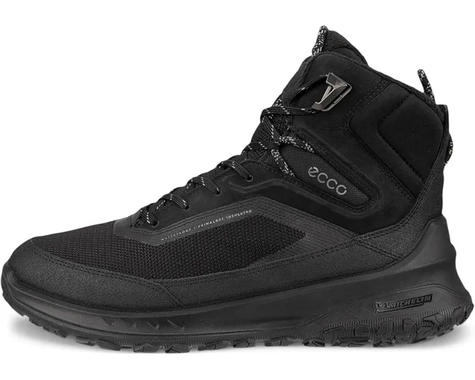 ECCO непромокаемые утепленные ботинки Ultra Terrain Mid Warm для холодной погоды стальные