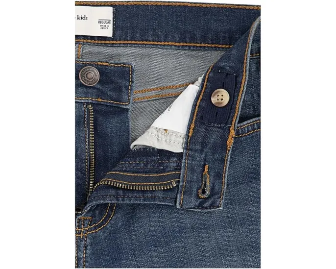 Джинсы прямого кроя abercrombie kids Afb Straight Fit с регулируемым поясом