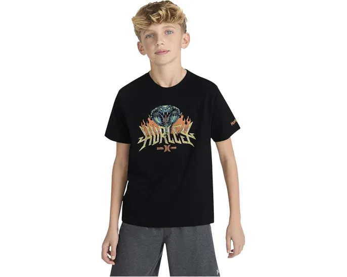 Hurley Kids футболка с коротким рукавом King Cobra с графикой для детей