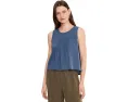 Топ Manzana Pin Tuck Tank из органического хлопкового крепа с защипами Toad&Co