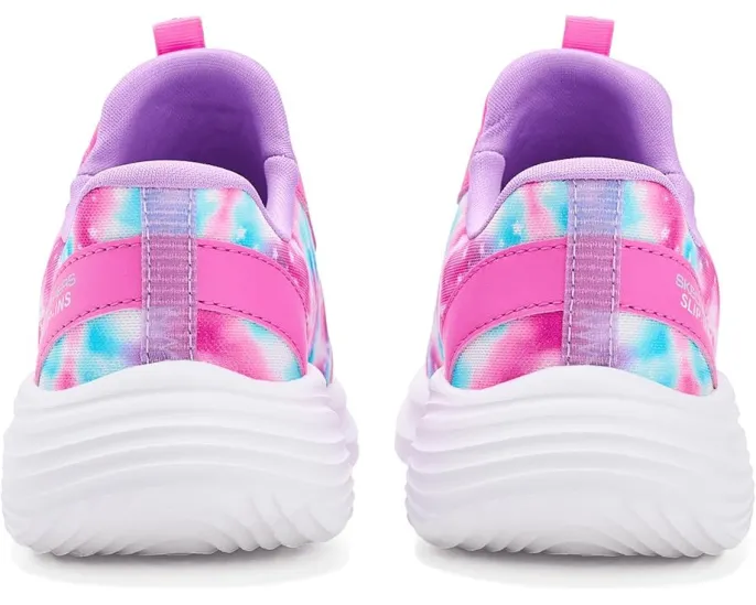 Skechers Kids Hands Free Slip Ins Bounder Pro Rainbow Rush кроссовки с радужным тингом