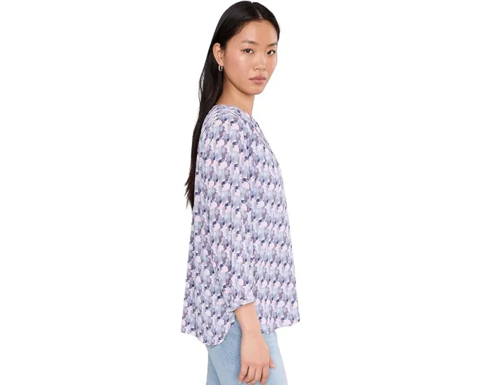 Блузка NYDJ Pintuck с защипами и скрытой застежкой