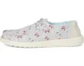 Детские слипоны Hey Dude Kids Wendy Unicorn Sparkle с текстильным верхом и блестками