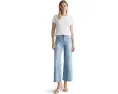 Джинсы Saige Mid-Rise Wide Leg Crop AG Jeans из Kings River с расклешенным низом