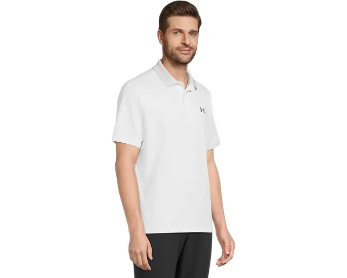 Поло Under Armour Matchplay Printed для гольфа с принтом и планкой на пуговице