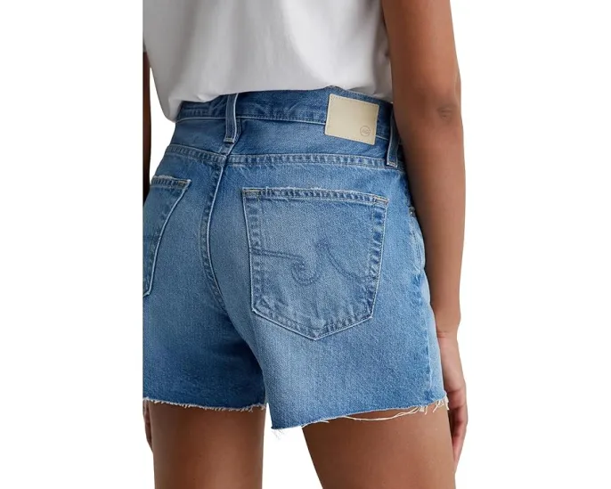 Шорты AG Jeans Halle с высокой посадкой и расслабленным кроем