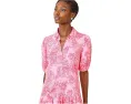 Платье Bingley от Lilly Pulitzer в стиле рубашки с цветочным принтом и рукавами 3/4