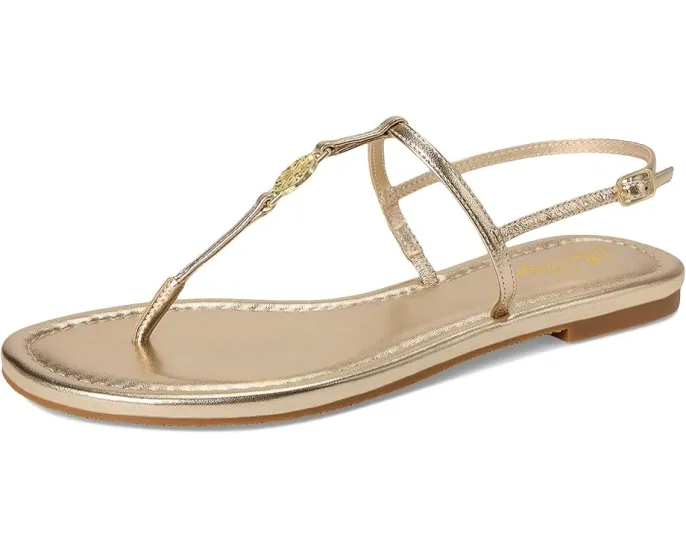 Босоножки Delilah с логотипом и ремешком от Lilly Pulitzer