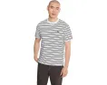 Футболка Lacoste из хлопка в полоску с вышитым логотипом