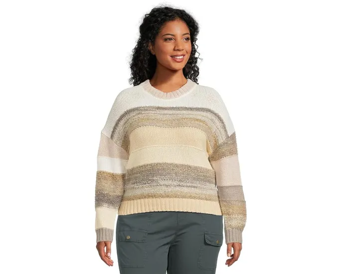 Свитер Prana Fire Lodge из переработанной шерсти с круглым вырезом