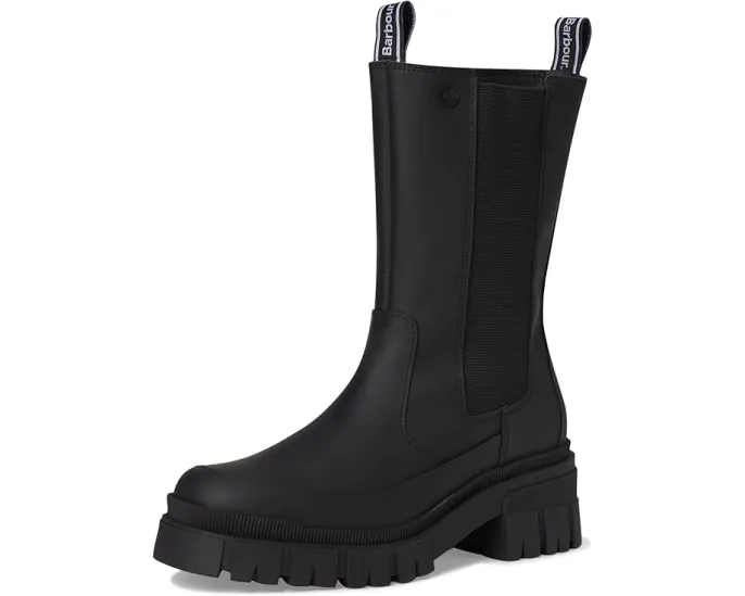 Chelsea ботинки Barbour Sidneigh из прорезиненной кожи на массивной подошве