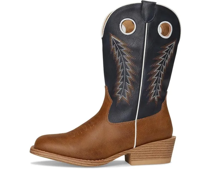 Ковбойские сапоги Roper Kids Walker с квадратным носком и перьевым швом