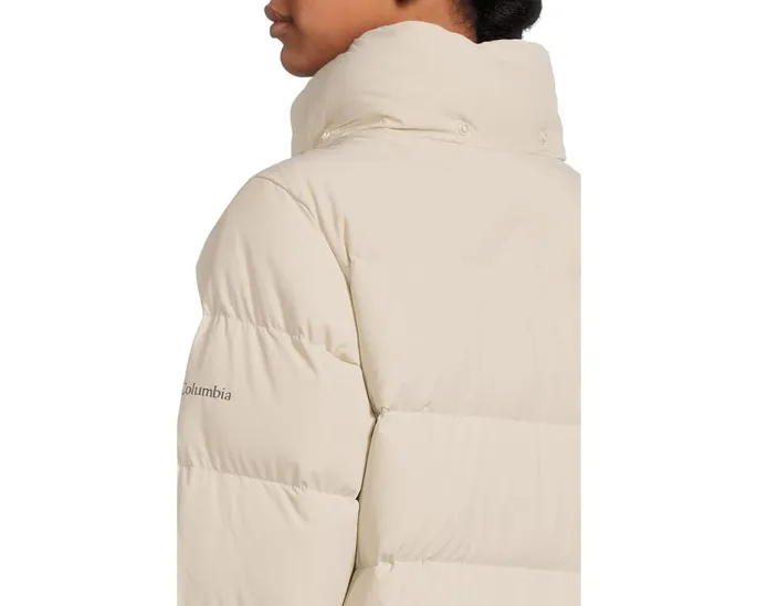 Куртка Columbia Amaze Puff Mid с капюшоном на пухе 650 и двухсторонней молнией