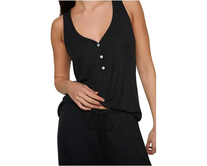 Майка Eberjey Dream Rib V Neck из модала с расслабленным кроем